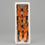 3" Painted Butterfly on Wire - Orange