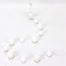 6' Snowball Garland - White