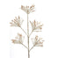 Glitter Starburst Pine Spray 26"- Platinum/Rose Gold