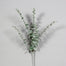 29" Pe Flocked Eucalyptus Spray X 5 Grey Green