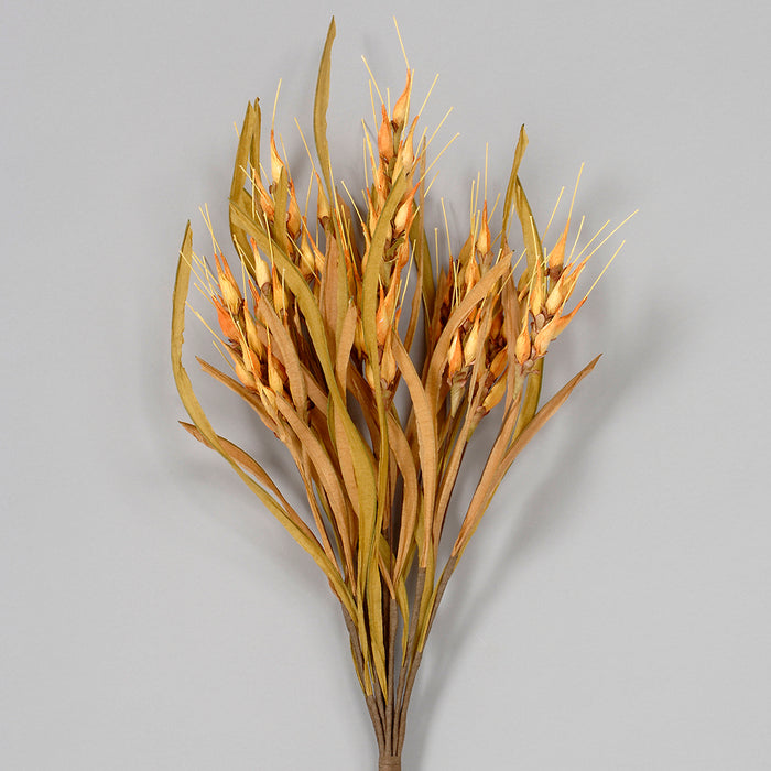 25" Paper Wheat Bundle - Orange