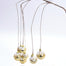 27" Hanging Snow Ball Spray - Gold