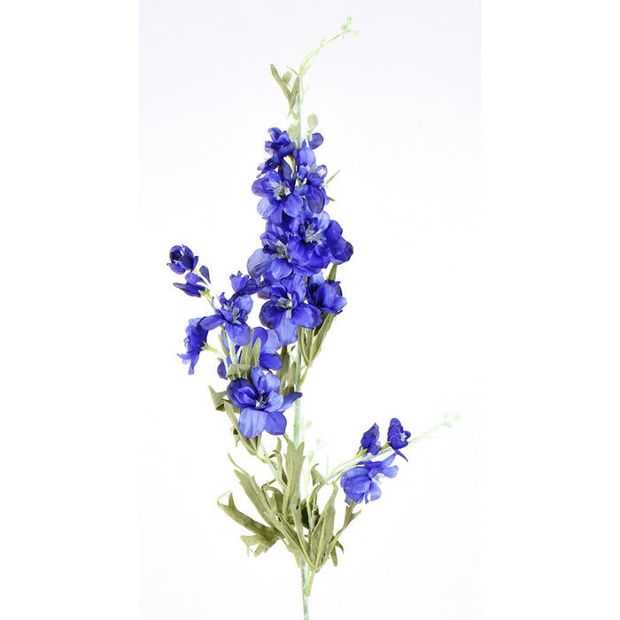 38" Delphinium Stem - Dark Blue